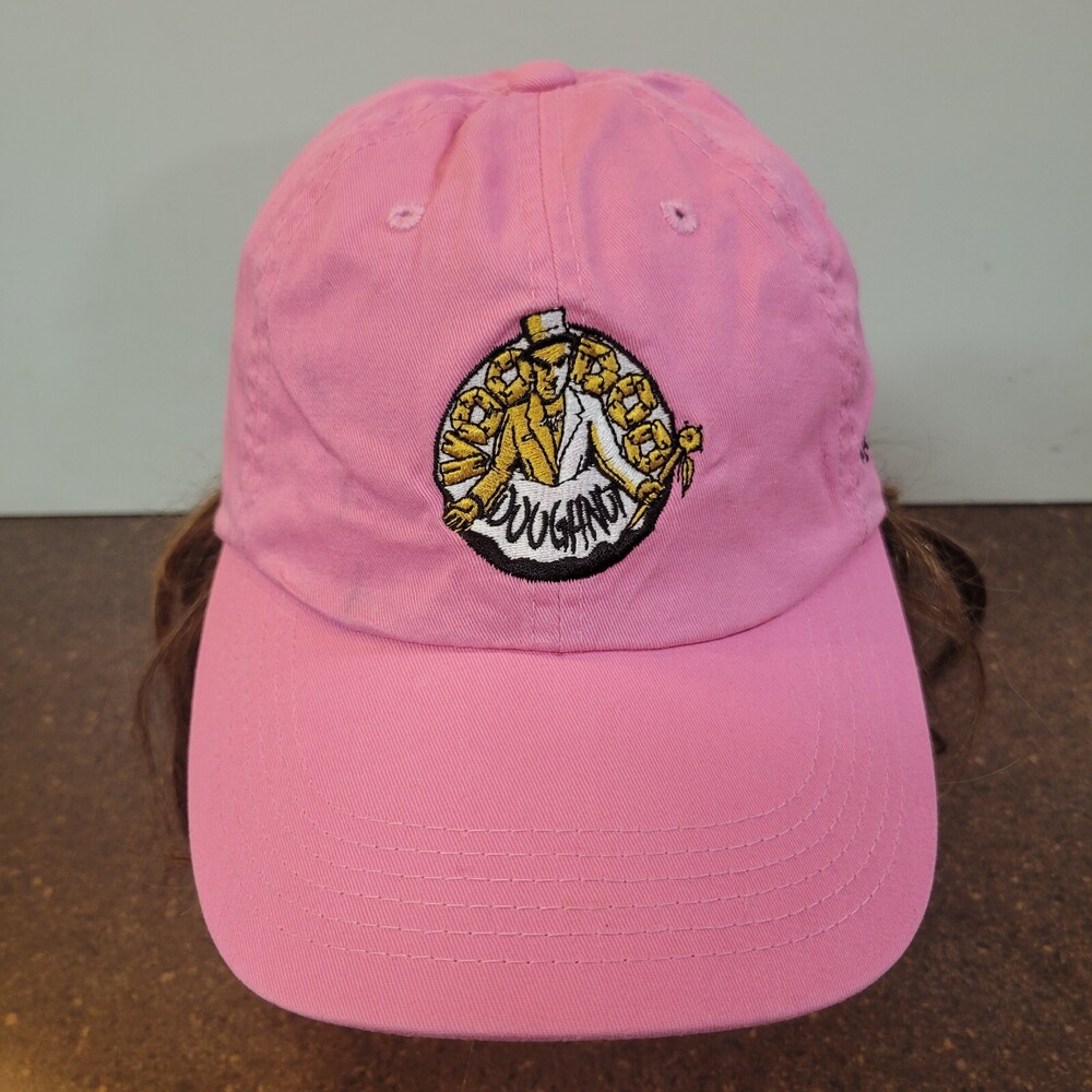 Doughnuts Cap Pink Portland & Oregon The Magic is in The Hole Strapback Hat